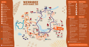 Werribee Zoo Map